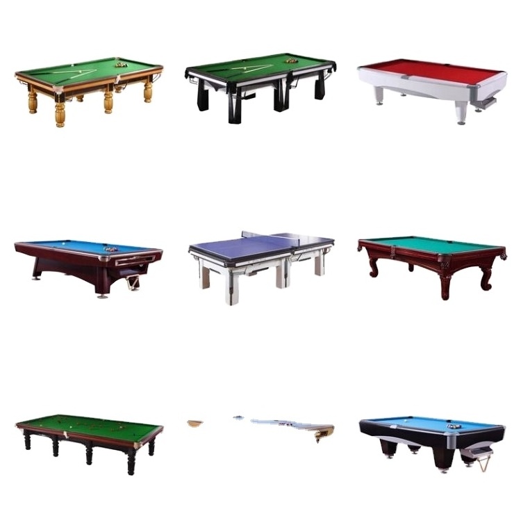 2022 Wholesale Price Indoor Luxury Pool Dining Table 9ft Slate Pool Tables Used For Sale Billiard Table