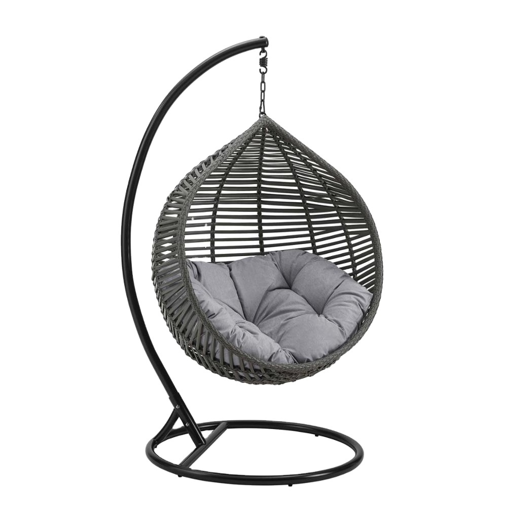 Double Hanging Basket Rattan Chair Adult Indoor Balcony Pe Rattan Leisure Outdoor Swing