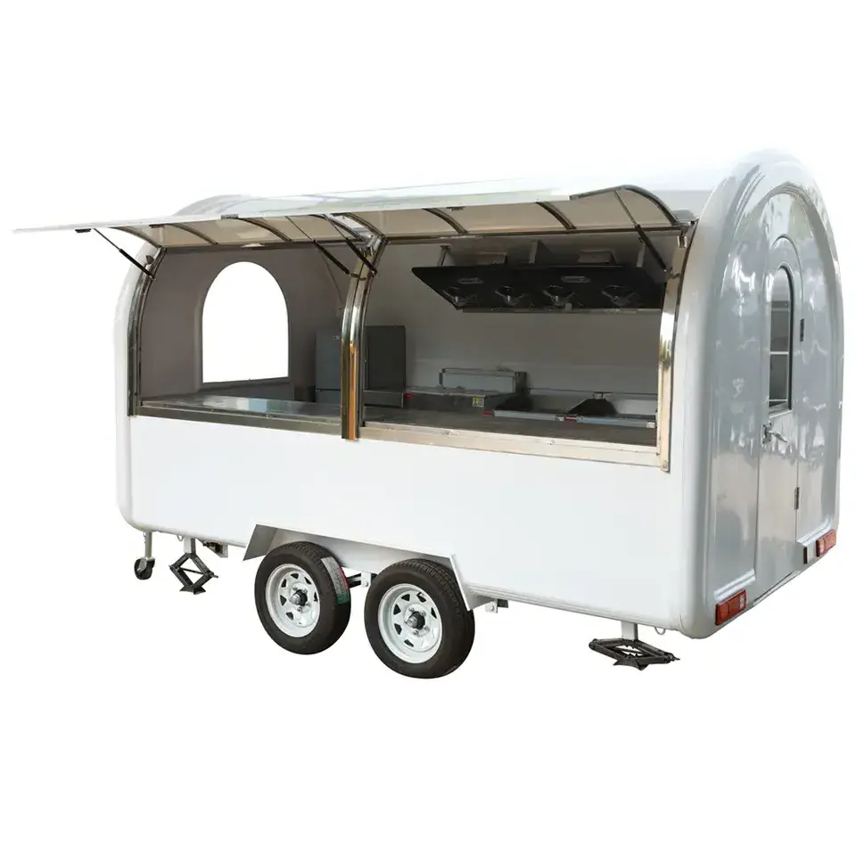 Used and New Mobile Kitchen Food Trucks Mobile Food Trailer  For Sale