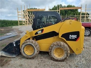 good condition used mini skid steer loader cat 246c 246d skid steer for hot sale