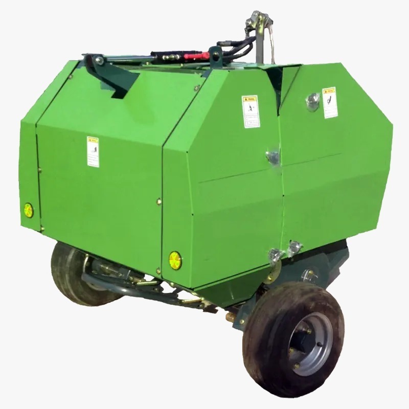 Popular Tractor Mounted Mini Round Hay Straw Baler Machine Round Baler Use Pallet Wrap Round Hay Baler