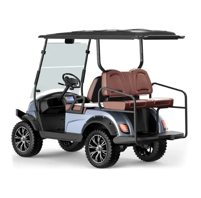 Free Shipping Club golf cart Lifted 4+2 Passenger Golf Cart with seats Outdoor 4+2 seat for sale