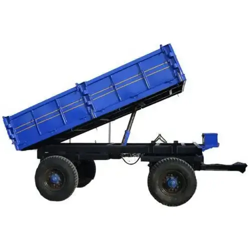 Top Quality  2 Wheel transporter tractor agricultural tipping trailer with Good condition