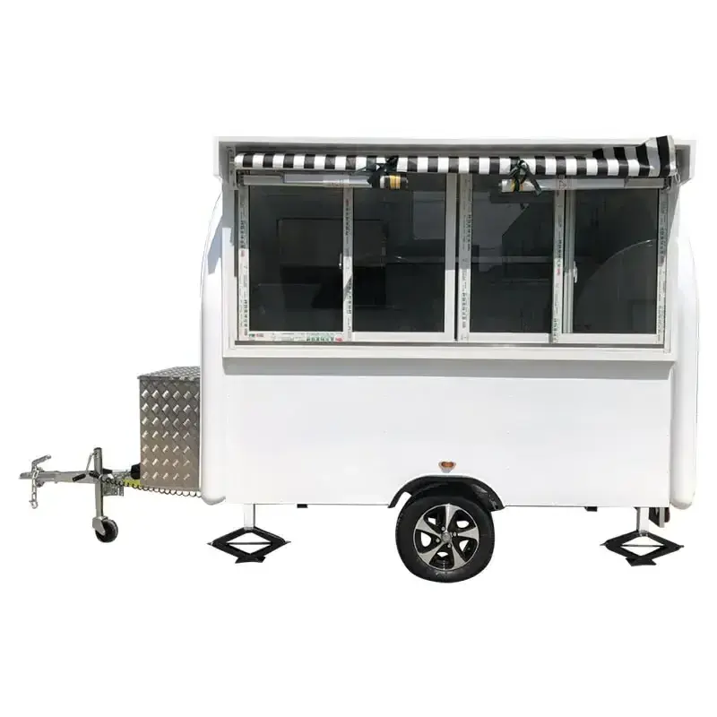 Used and New Mobile Kitchen Food Trucks Mobile Food Trailer  For Sale