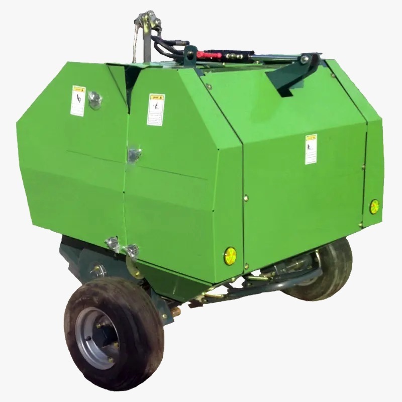 Popular Tractor Mounted Mini Round Hay Straw Baler Machine Round Baler Use Pallet Wrap Round Hay Baler