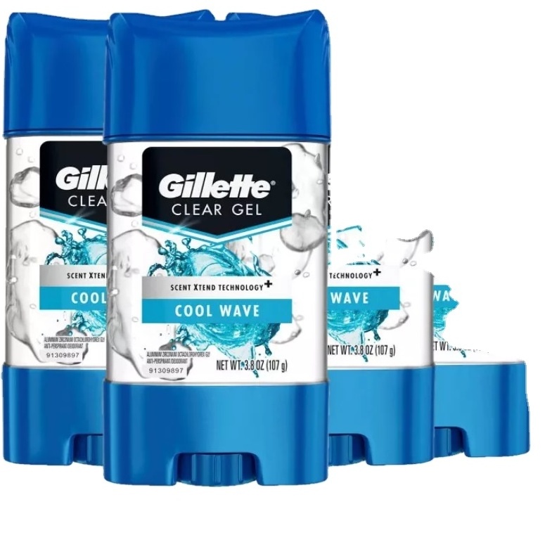 Gillette Cool Wave Clear Gel Mens Antiperspirant and Deodorant 3.8 oz affordable price /Gillette Clear Gel Deodorant 3oz