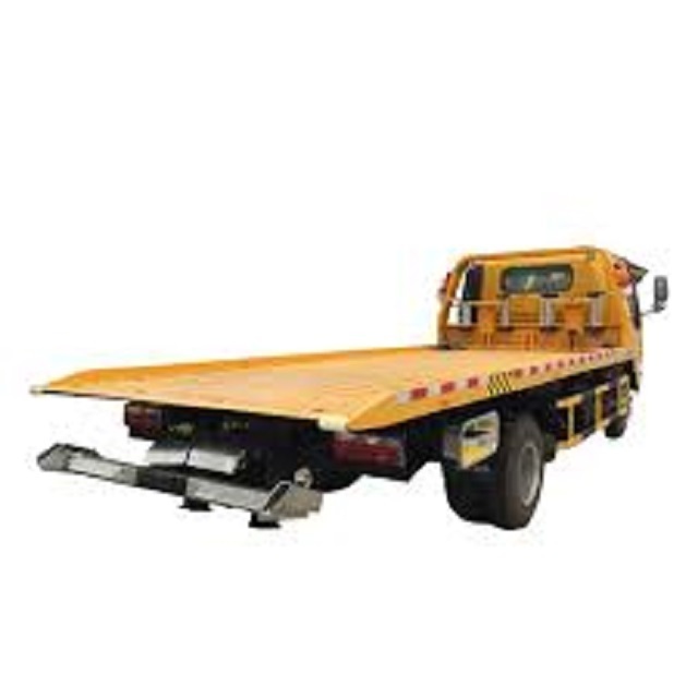 Flat Bed Road Removal Truck Wrecker with 5 tons Crane Wrecker Tow Breakdown Recovery Truck