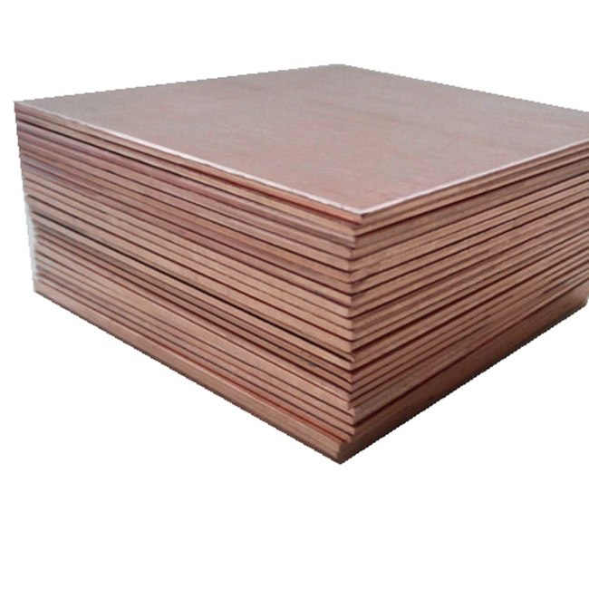 Factory Quality Pure Copper Plate 3mm Sheet nickel plated copper sheet 10mm 20mm thickness copper cathode plates for earthing