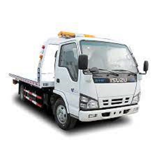 Flat Bed Road Removal Truck Wrecker with 5 tons Crane Wrecker Tow Breakdown Recovery Truck