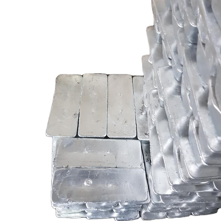 Factory Wholesale 99.9% Aluminum Alloy Zinc Ingot Price Per Kg Aluminum All