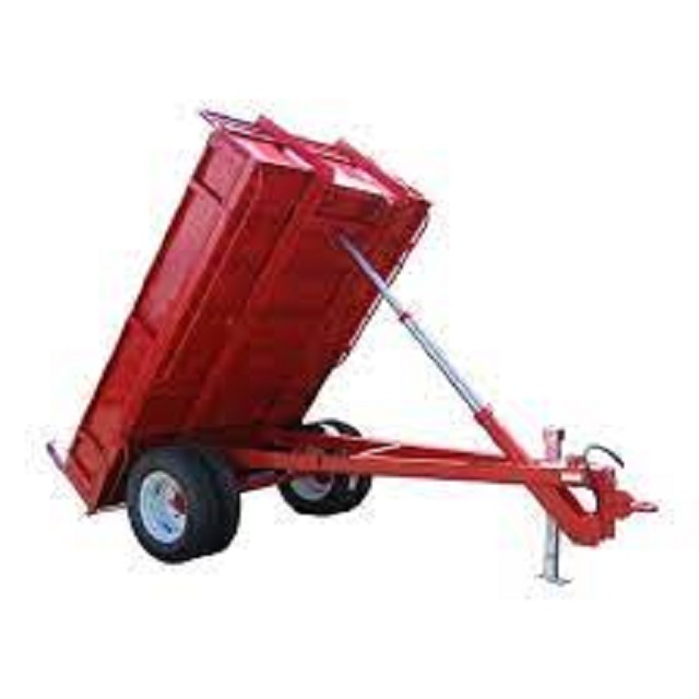 Excavator Trailer Car Tail Plate Tipping Trailer Engineering Professional Aluminium Cargo Trailer 3350*1250*1150 or Custom