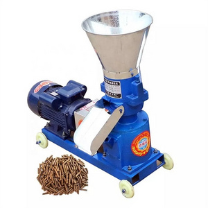 Price Of Small Mini Animal Poultry Chicken Fish Cattle Pig Fish Food Chaff Corn Grass Hay Feed Pellet Processing Making Machines