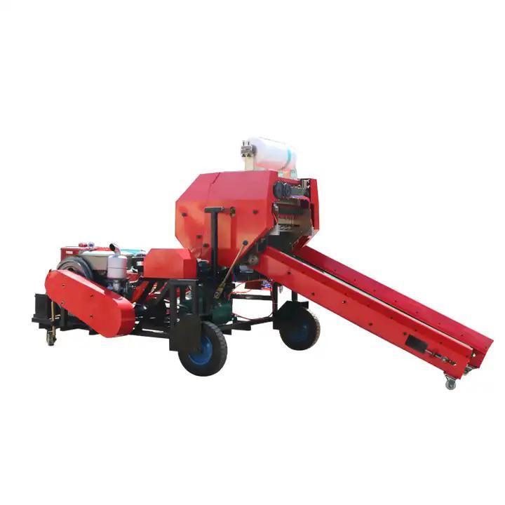 High Quality Hay and Straw Baling Machine Grass Baler Mini Round Hay Baler for Sale