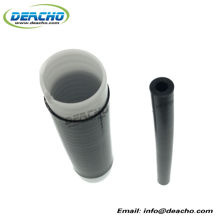 Silicone cold shrink tube for 1/4