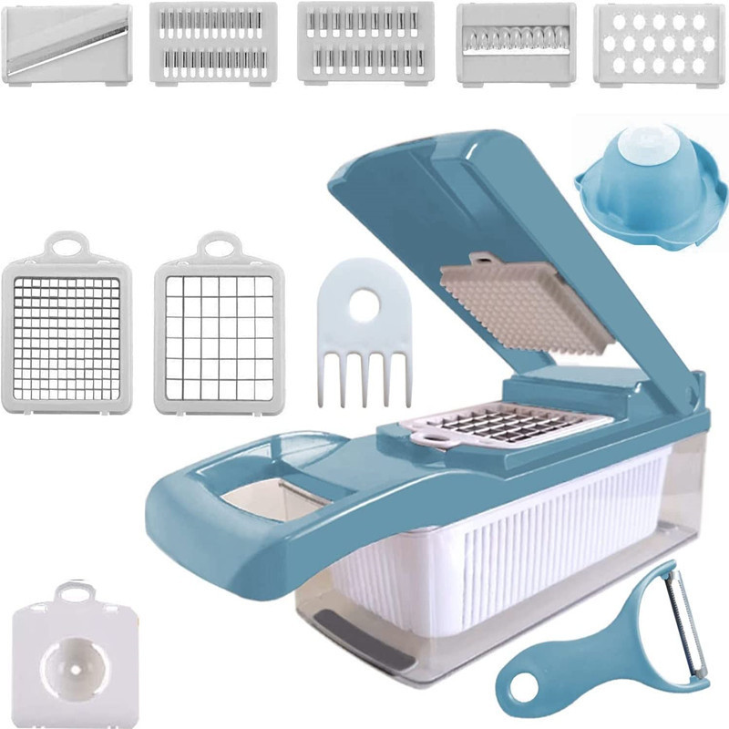 2023  top seller 2023 Multifunctional vegetable cutter 13 In 1 Vegetable Chopper  machine  fullstar vegetable chopper