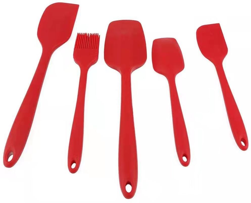 Drop-Shipping Household Food Grade Baking Tools Cooking Utensil Kit 5 Set Silicone Kitchen Ware