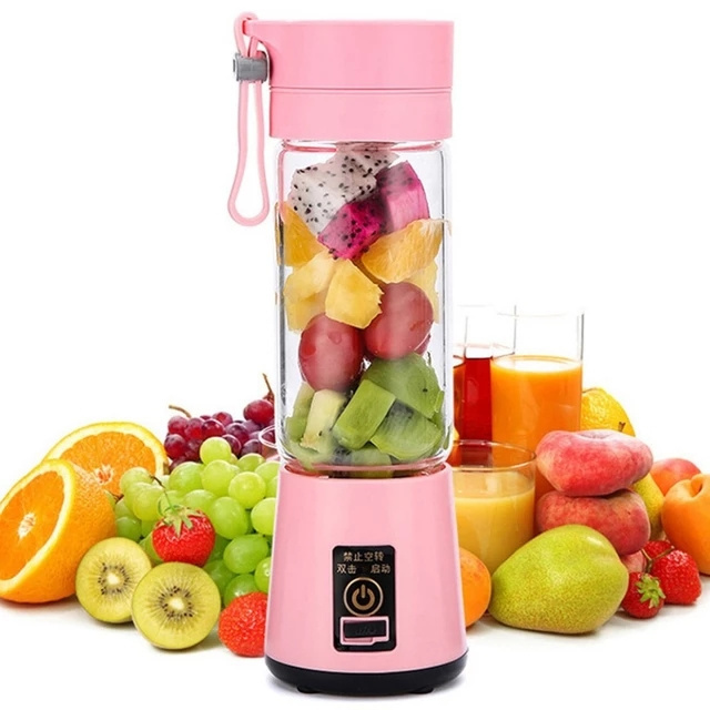 2020 Personal Size Rechargeable Smoothie Mini Hand Portable USB Blender Kitchen Fruit & Vegetable Tools Vegetable Choppers 30pcs