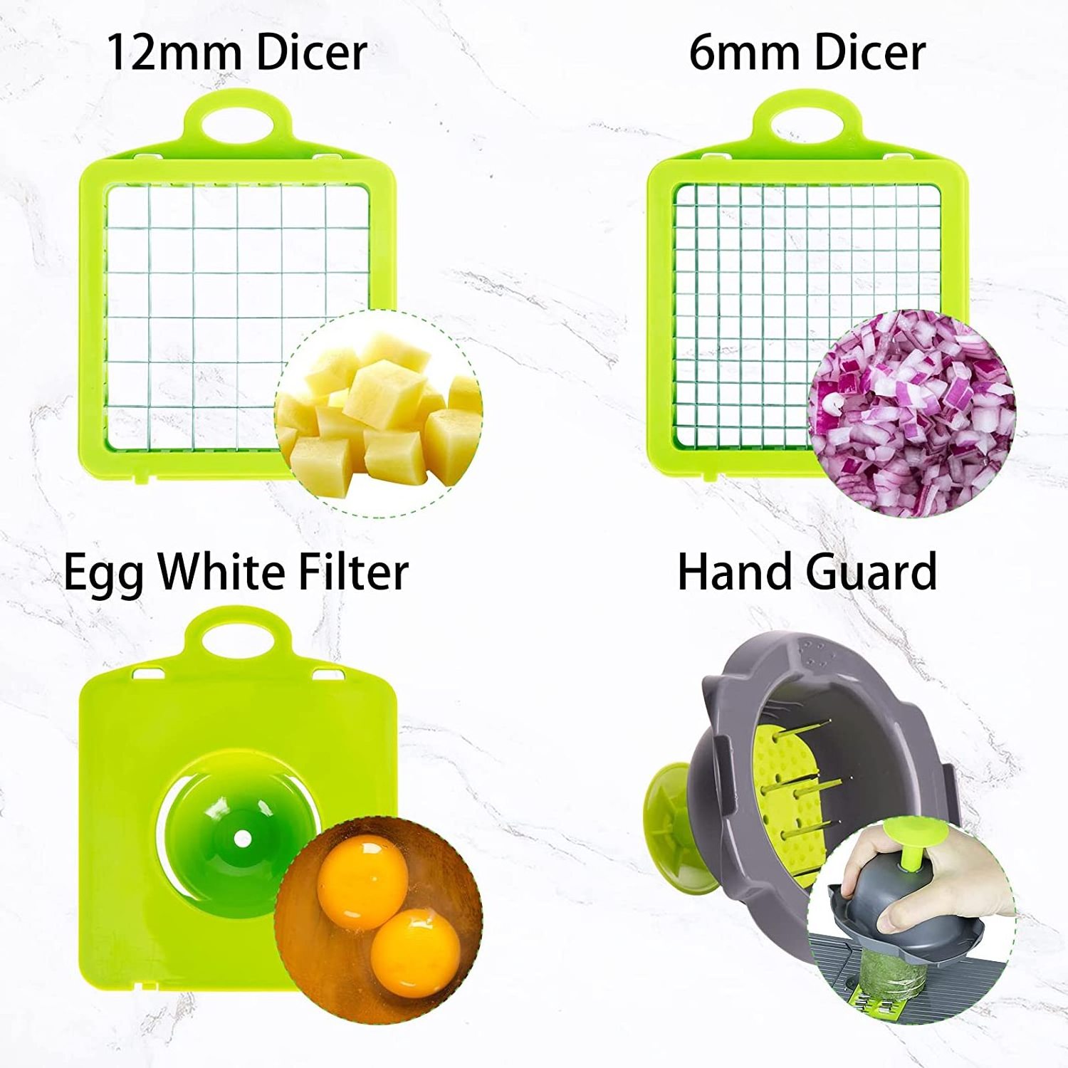 2023 Top 12 in 1 Mandoline Slicer For Kitchen Multifunctional-Onion Chopper-Food Chopper Veggie Slicer Vegetable cutter