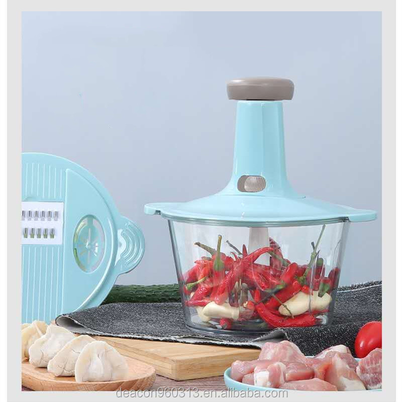 2023 Top Hand-Press Chopper Chop & Cut Fruits Vegetables Silcer Vegetable Garlic Cutter Vegetable Cutter safe mandoline slicer