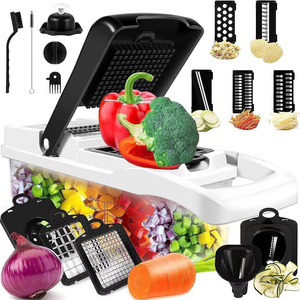 2024 New Seller High quality Food-grade ABS 26 In 1  Vegetable Chopper Pro Onion Chopper Food Chopper Vegetable Slicer Dicer