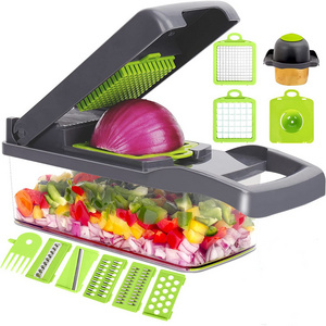 2023 Top 12 in 1 Mandoline Slicer For Kitchen Multifunctional-Onion Chopper-Food Chopper Veggie Slicer Vegetable cutter