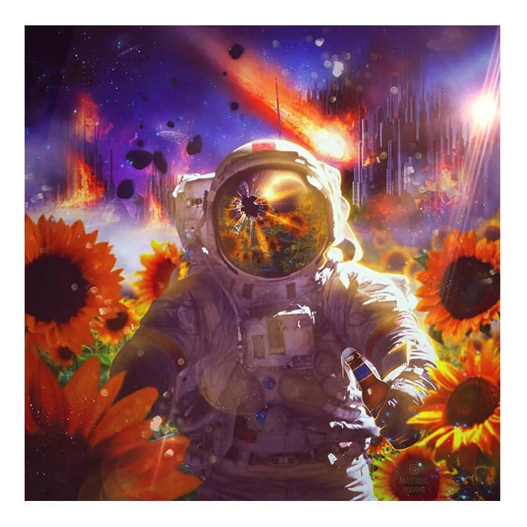 Diamond Painting Astronaut Art Collections Mystery Box Gift Sky Dream Moon Earth Fantasy Space Nature Mars ASF2328