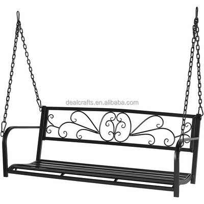 Porch Swing Chair for Outdoors, Heavy Duty Garden Swing Bench for Gardens & Yards