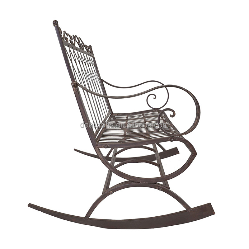 Patio Rocking Chair Metal Outdoor Double Rocking Chair For Home Or Garden