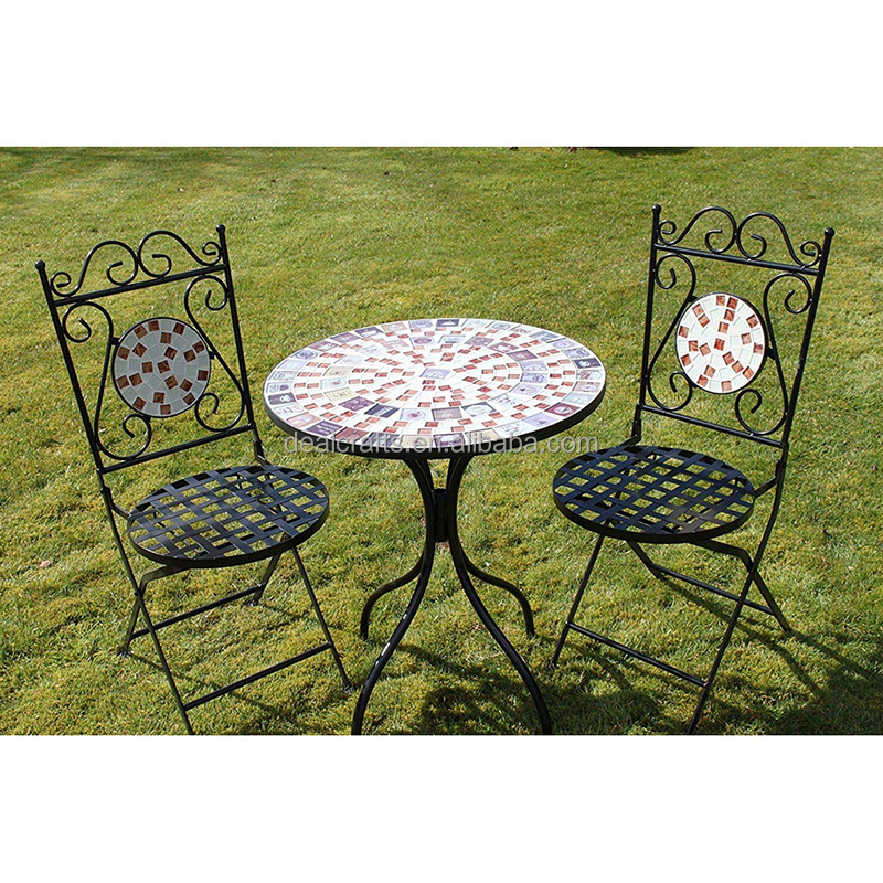 Garden mosaic bistro set outdoor Furniture Sets