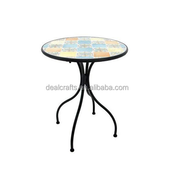 Mosaic Bistro Set 2 Seat Table and Chairs for Patio/Garden/Outdoor Dining