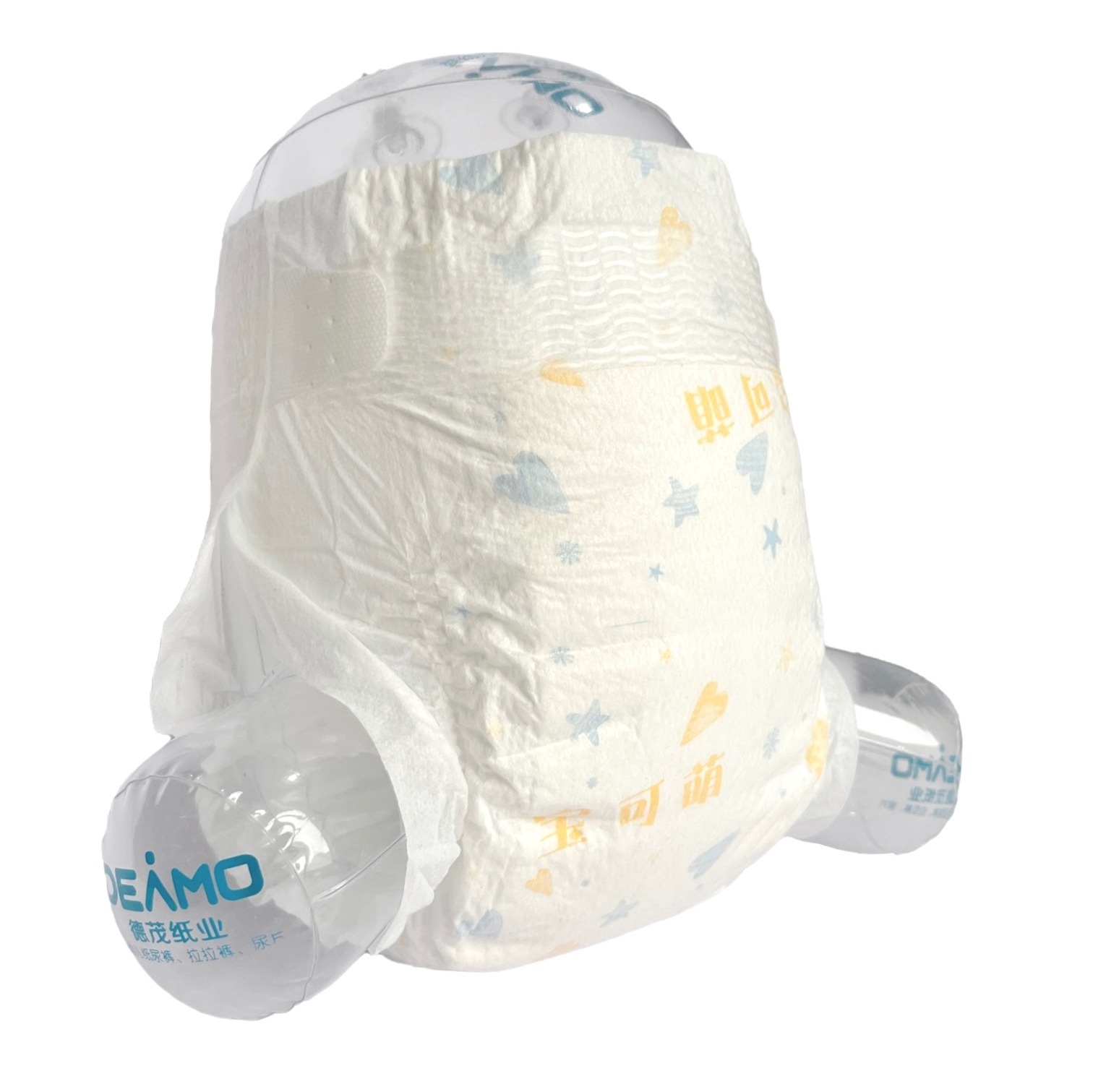 SAMPLE Mamypoko Disposable Baby Diapers Night Diapers Free Size Baby Disposable 3d Cotton Custom Printed Cloth Diaper