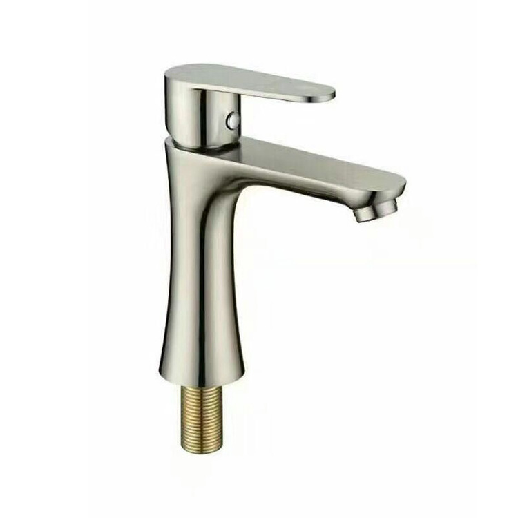 Manufacturers Wholesale Stainless Steel modern bathroom faucet small single hole basin faucet