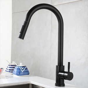 Deao In Stock Matte Black Filter Mixer Tap Robinet 304 Kitchen Faucet