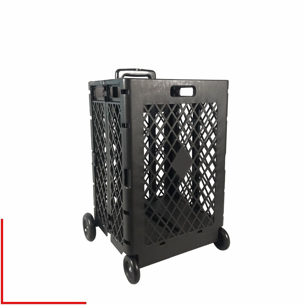 Plastic Foldable Utility Stair Climbing Trolley Cart