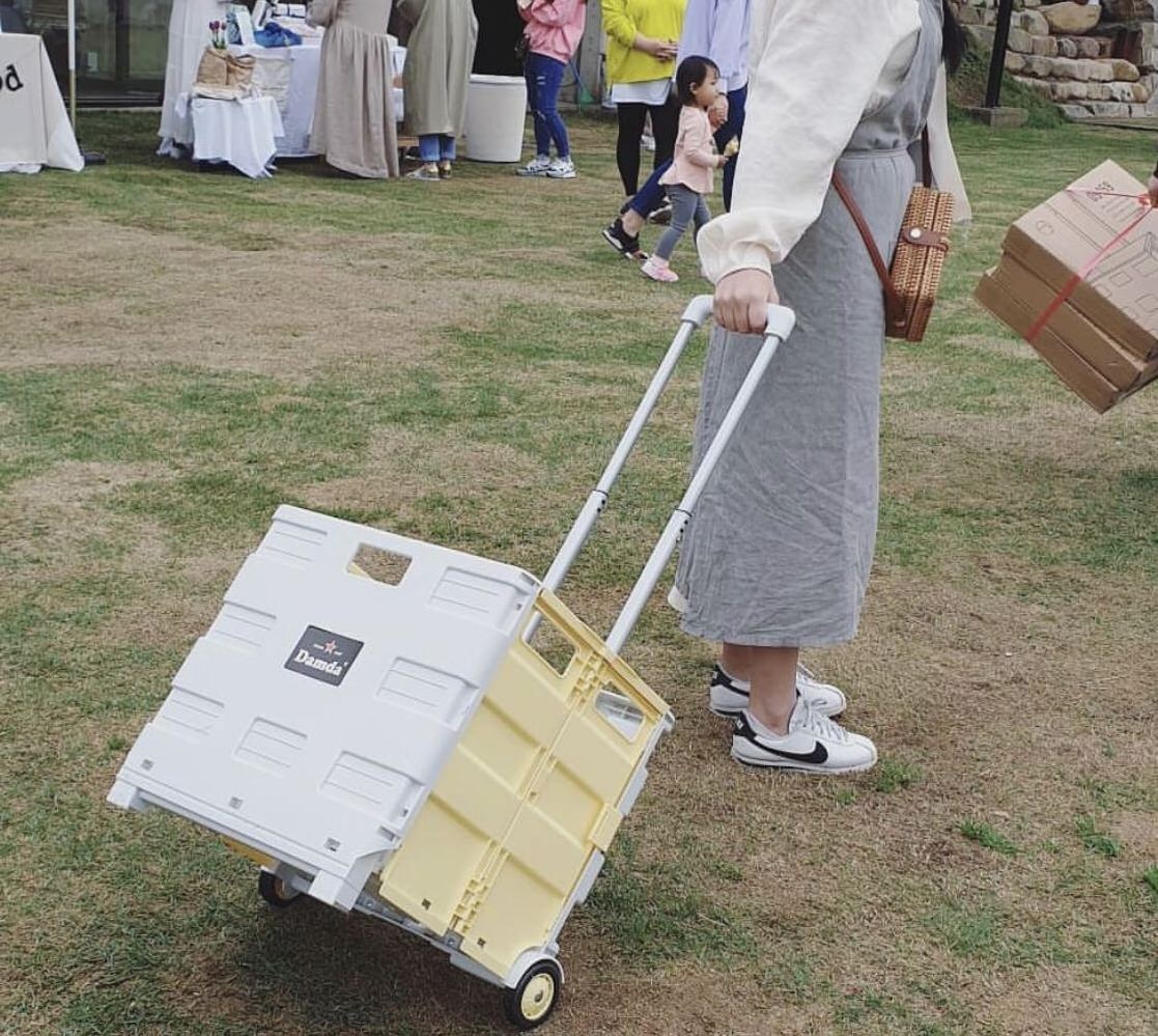 foldable plastic grocery cart shopping trolley on wheels for kids