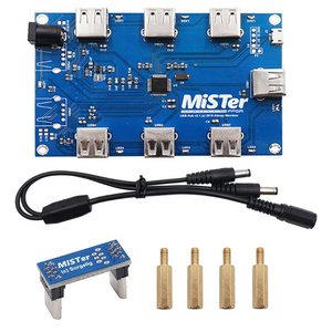 New Manual welding MisTer USB Hub v2.1 board For MisTer FPGA 7 USB Ports