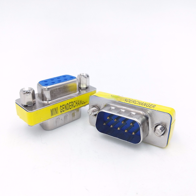 DB9/DB15 MINI Gender Changer adapter RS232 Com D-Sub to Male Female VGA plug connector 9 15pin 1