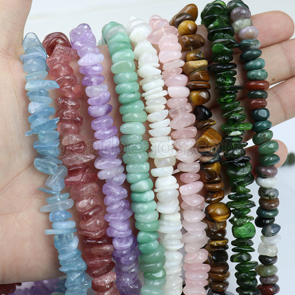 Natural Irregular Amethyst Aquamarine Chip Semi-precious Stone Beads Chips, Gemstone Crystal Loose Bead 10MM