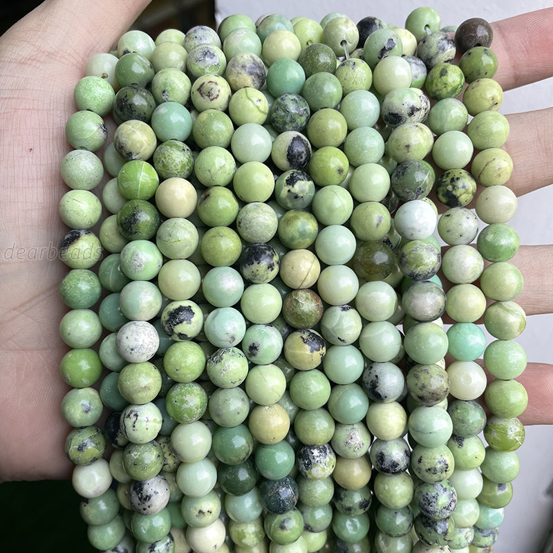 Wholesale Colorful Natural Green Nephrite  Jade Beads Strand For DIY Jewelry Making  6mm 8mm 10mm, 38CM, 15