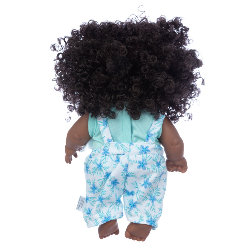 Hot Sale African Dolls 8 Inch Chucky Doll Very Cute Black Baby Dolls With Shaggy Curly Girls Toys