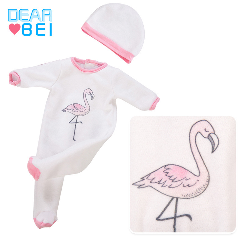 2pcs/set Hat + Jumpsuit Doll Sets Outfit For 43cm Doll Cute Jumpers Rompers 18 Inch Doll Clothes Set