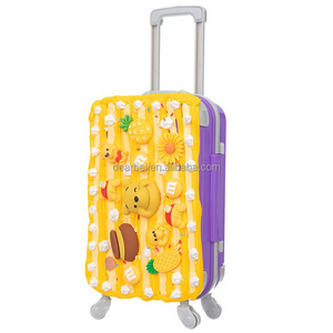 High Capacity Doll Suitcase For Dolls Clothes Baby Clothes 18 Inch American Doll Girl Toy Mini Plastic Suitcase Luggage