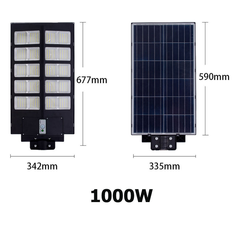 Ip65 Outdoor Waterproof Streetlight Solar Light 1000W Abs Integrated All in One Led Solar Street Light 10 600W 80 DC 6V 120