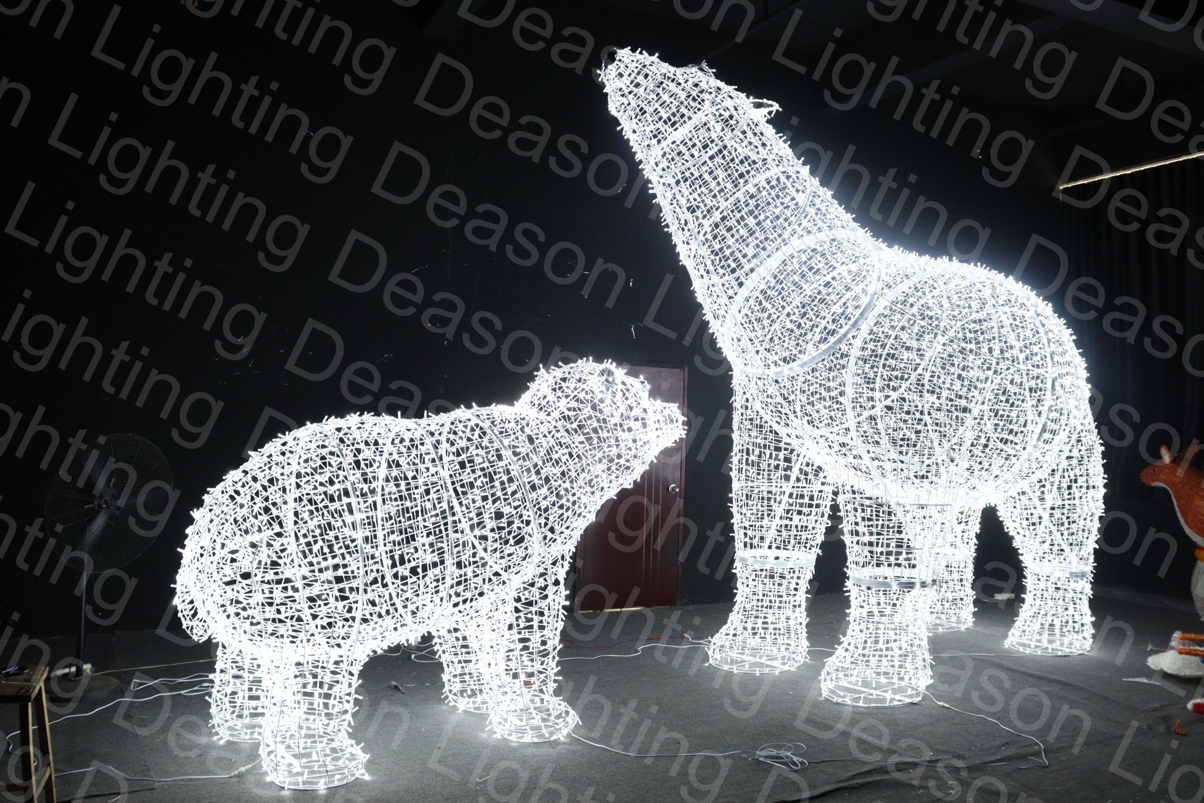 large polar bear christmas outdoor decorations