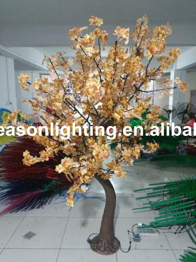 indoor outdoor decoration led maple tree lighting