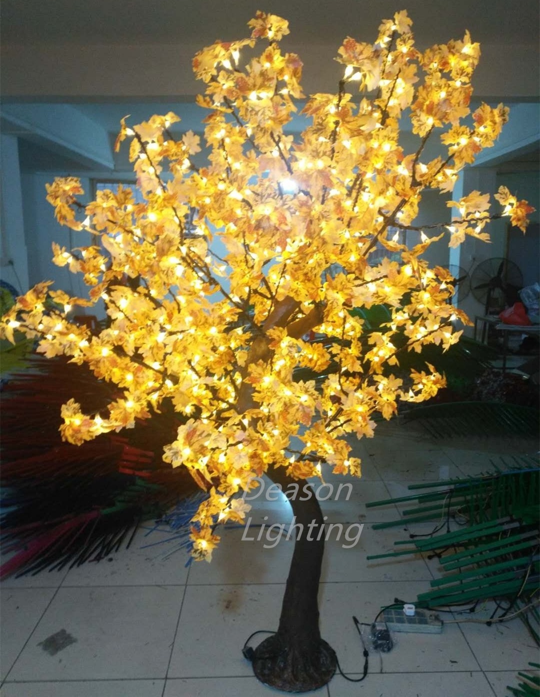 indoor outdoor decoration led maple tree lighting