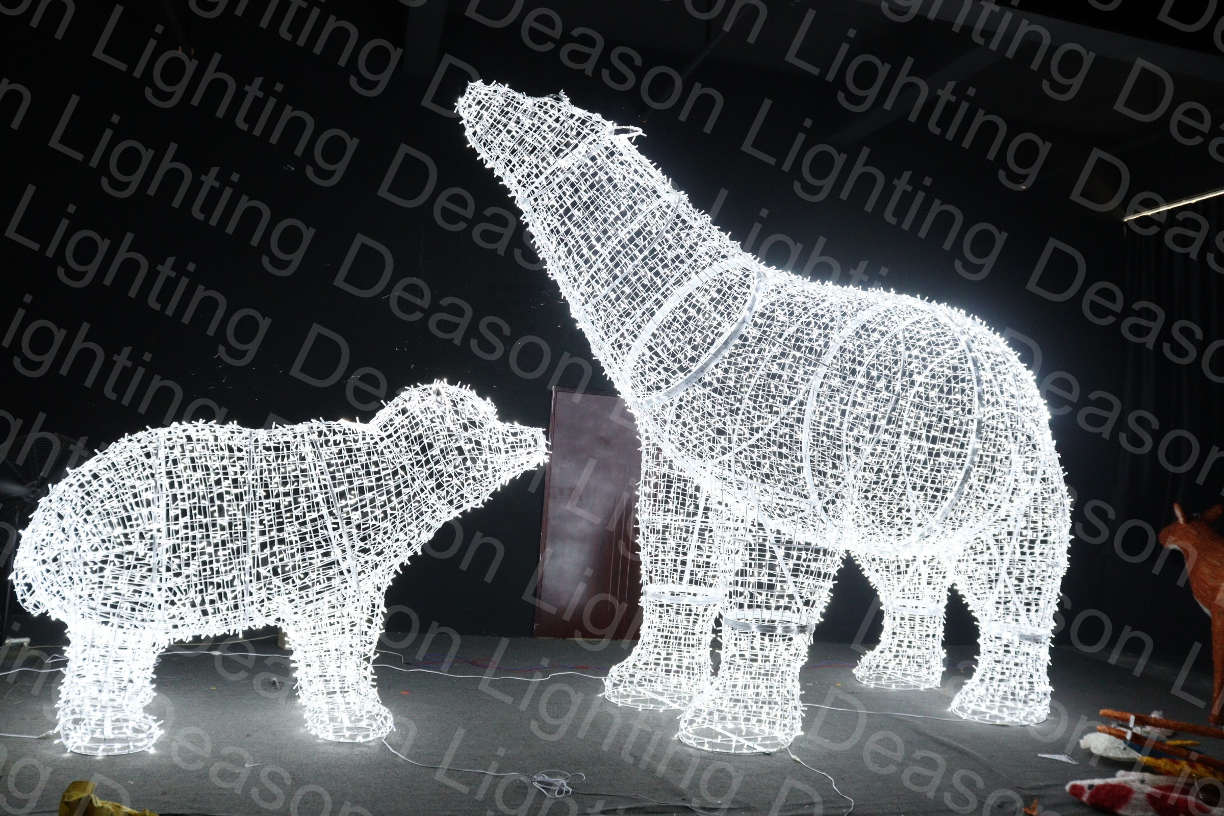 large polar bear christmas outdoor decorations