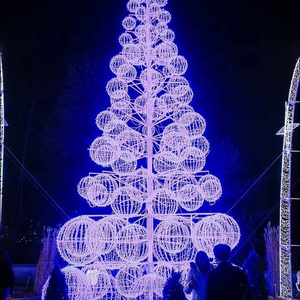 xmas lights outdoor trees