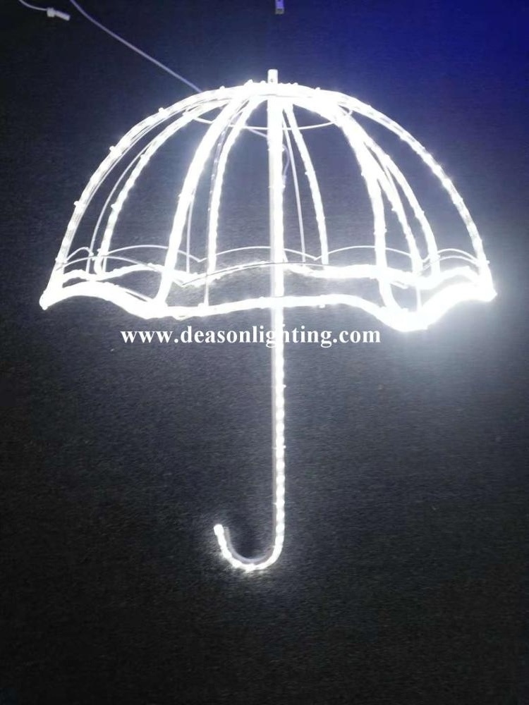 led umbrella motif hanging decoration light