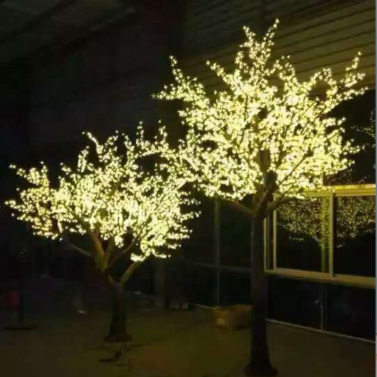 Artificial led cherry blossom tree lamp for weddings event decoration